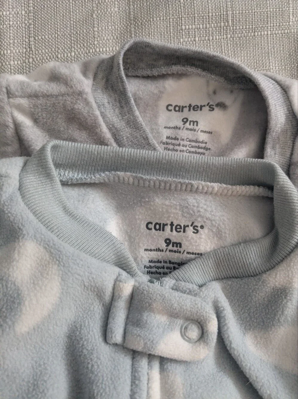 Carters soft fleece